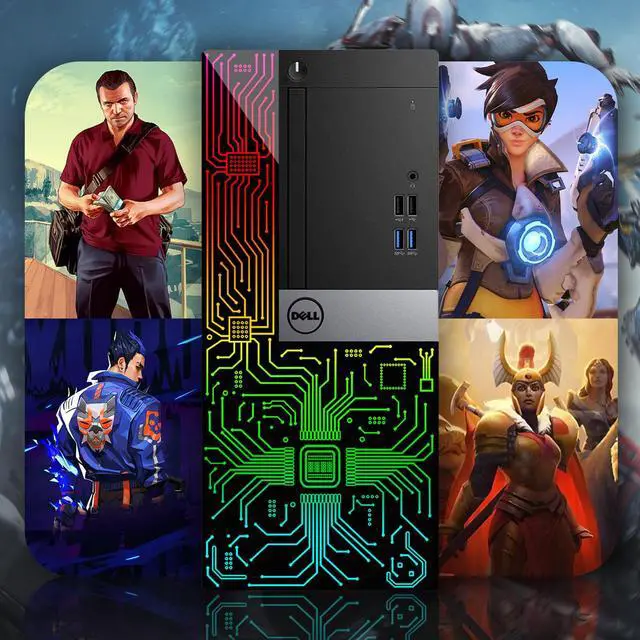 Alt view image 4 of 7 - Dell OptiPlex Gaming Desktop Computer PC | Intel i5 Quad-Core Processor | 16GB RAM | 1TB SSD | NVIDIA GeForce GTX 1050 Ti 4 GB GDDR5 | Windows 10 | Wi-Fi