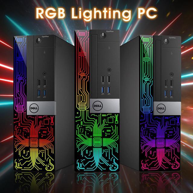 Alt view image 4 of 5 - Dell OptiPlex 5060 RGB Desktop Computer - GT 730 2GB | Intel i5-8500 Six Core (4.1GHz Turbo) | 32GB DDR4 RAM | 1TB SSD | WiFi + Bluetooth | Windows 11 Pro