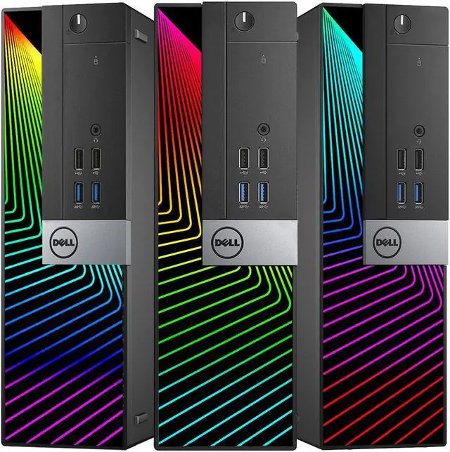 Alt view image 2 of 6 - Dell OptiPlex 5060 RGB Desktop Computer - GT 1030 2GB | Intel i5-8500 Six Core (4.1GHz Turbo) | 32GB DDR4 RAM | 1TB SSD | WiFi + Bluetooth | Windows 11 Pro