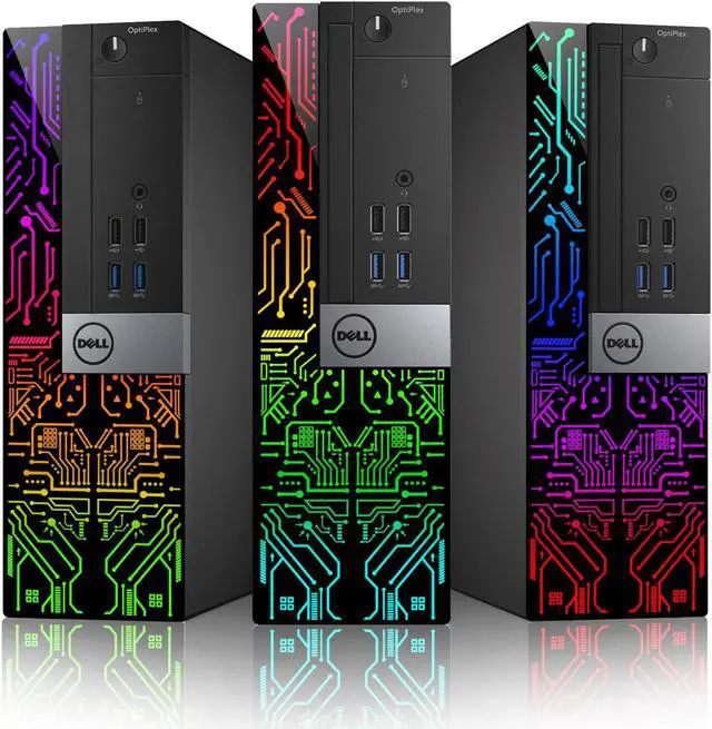 Alt view image 2 of 4 - Dell Optiplex Customized RGB Lights Computer Intel Core i5 6500 |8GB RAM | 1TB SSD Win 10 Pro WIFI, Gaming PC Keyboard & Mouse