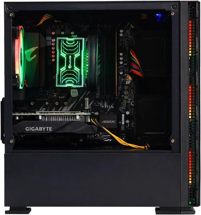 Alt view image 4 of 7 - HAJAAN BREEZE Gaming Desktop PC, Intel Core i5 11400F Processor up to 4.40GHz, NVIDIA GeForce GTX 1650 4GB, 1TB NVME SSD, 16GB DDR4 RAM 3200, Wi-Fi, Bluetooth, Windows 11 Pro