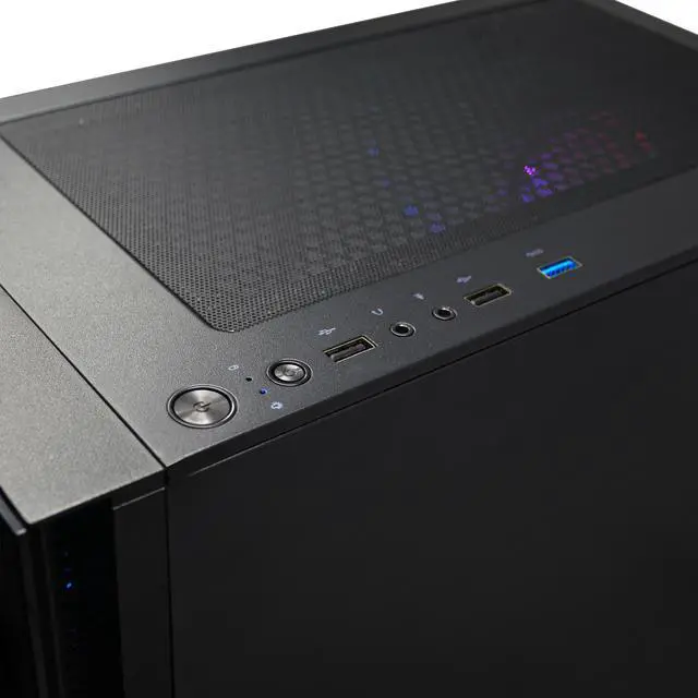 Alt view image 5 of 5 - HAJAAN Gaming PC Desktop Tower - AMD Ryzen 7 5700X, RTX 4060 8GB GDDR6, 32GB DDR4 RAM, 1TB NVMe M.2 SSD, 27" Inch Curve Gaming Monitor, Windows 11 Pro, WiFi - New