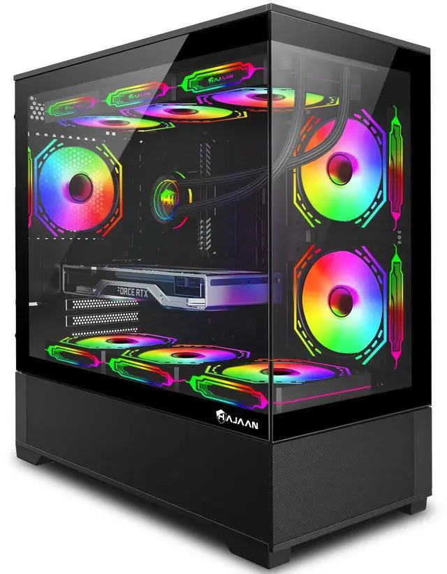 Main image of HAJAAN Gaming PC (AMD Ryzen 7 7700X up to 5.4GHz, GeForce RTX 5070 12GB GDDR7, 64GB DDR5, 2TB NVMe SSD, WiFi Ready, Windows 11 Pro)