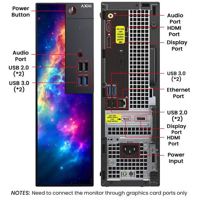 Alt view image 4 of 5 - Refurbished (Good) - Custom Built RGB Gaming PC Desktop Computer, Intel Core i7-6700 Upto 4.0GHz, AMD Radeon RX 550 4GB, 16GB RAM, 512GB SSD - Windows 11 Pro