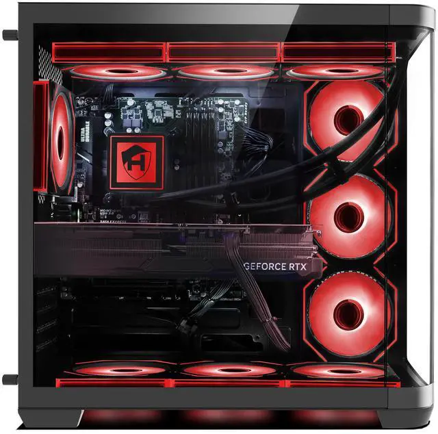 Main image of HAJAAN PhantomX Gaming Desktop PC Intel Core i7-12700F (12th Gen), GeForce RTX 5060 8GB, 32GB RAM, 1TB NVMe SSD, Wi-Fi, Windows 11 Pro