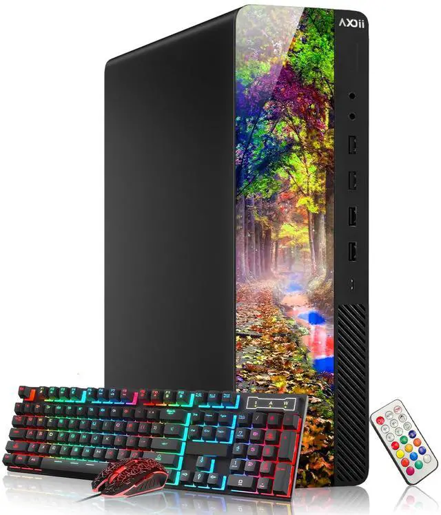 Main image of AXOII RGB Gaming Desktop PC Intel Core i5 up to 4.0GHz, GeForce RTX 3050 6GB, 16GB RAM, 512GB NVMe SSD, Wi-Fi, Bluetooth, Windows 11 Pro