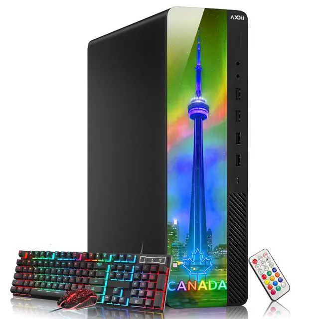 Alt view image 4 of 7 - AXOII RGB Desktop Computer PC Intel Core i7 up to 4.60GHz, 16GB RAM, 512GB NVMe SSD, Wi-Fi, Bluetooth, Windows 11 Pro