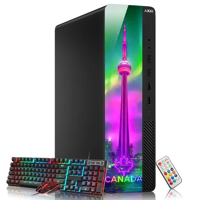 Alt view image 5 of 7 - AXOII RGB Desktop Computer PC Intel Core i7 up to 4.60GHz, 16GB RAM, 512GB NVMe SSD, Wi-Fi, Bluetooth, Windows 11 Pro
