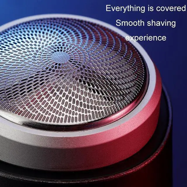 Alt view image 5 of 7 - KONKA Mini Portable Shaver Outdoor Waterproof Men Razor (Black + 1 Cutter Head)