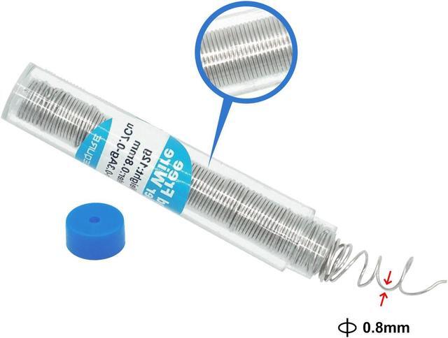 Alt view image 4 of 7 - Rosin Core Solder, Lead-Free Solder Flux Wire, Diameter 0.8mm, 20g Portable Tin Solder for Electrical Soldering, Circuit boards, DIY, Welding Work - 2PCS