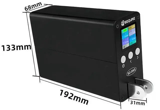 Alt view image 5 of 6 - SEQURE SW3 Spot Welder Max 2500A Capacitor Energy Storage Spot Welding Machine for 18650, 21700 Lithium Battery Pack Building with Integrated Handle WP30