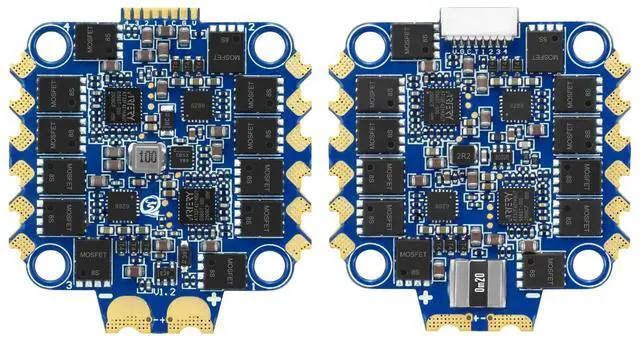 Alt view image 7 of 7 - SEQURE Blueson A2 8S 70A ESC 128KHz 4IN1 ESC for FPV Drones Racing and Freestyle - AM32