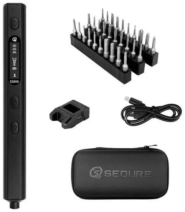 Main image of SEQURE ES666 Smart Somatosensory Recognition Electric Screwdriver with Manual & Electric Modes, Support Sensing | Fixed | Automatic Working Modes, Suitable for Repair Disassembly Assembly RC Models Dr
