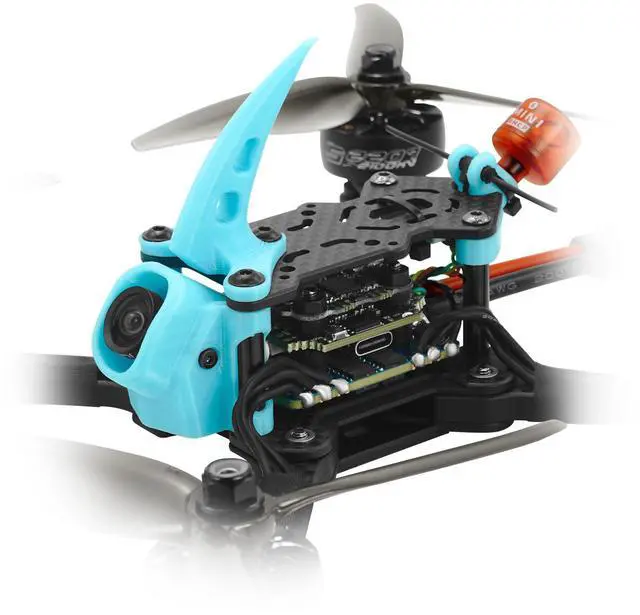 Alt view image 6 of 7 - SEQURE Rison5 6S FPV Racing Drones 5-inches with MINI VT5804 L1 600mw VTX and 2.4G ELRS - AM32 Firmware