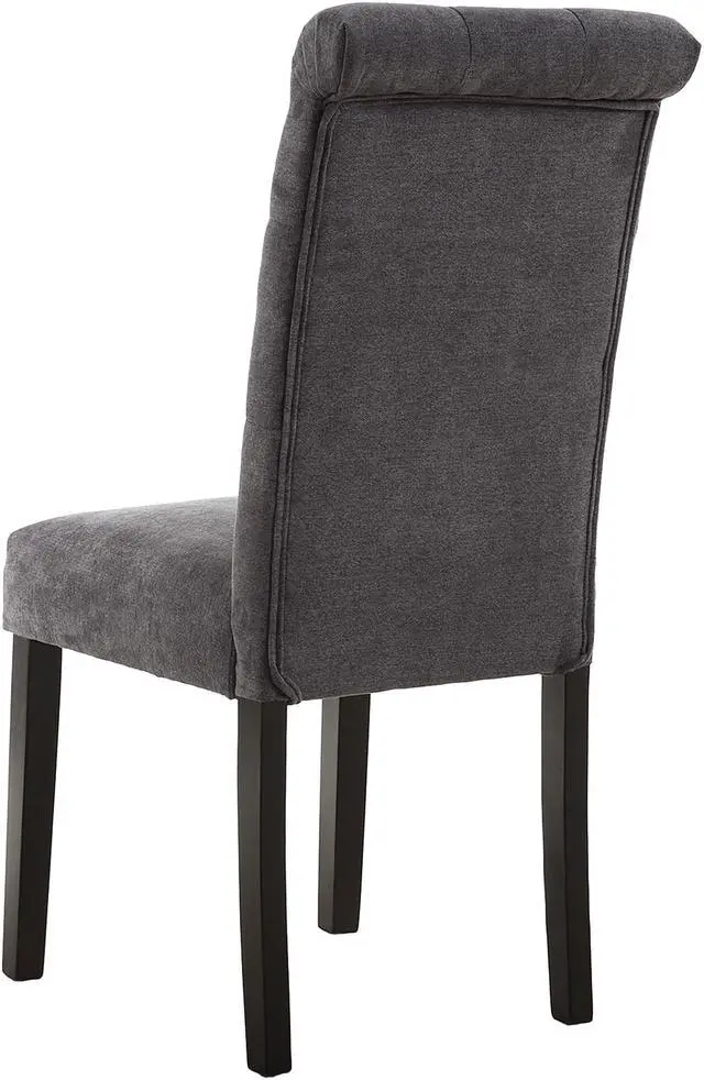 Alt view image 3 of 7 - LSSPAID Set of 2 Stylish Dining Room Chairs with Solid Wood Legs, Gray