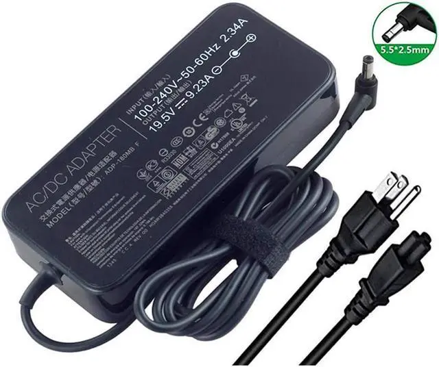 Main image of New 19.5V 9.23A 180W Laptop Charger ADP-180MB F FA180PM111 AC Power Adapter for Asus ROG G75 G75VW G75VX GL502VT G750JW G750JM G750JX G751JL G751JM G752VL G-Series Gaming Laptops