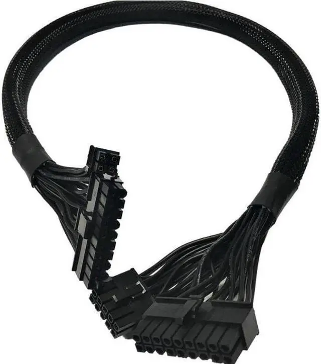 Main image of AYA 24" (24-INCH) ATX 24(20+4)-Pin to 18-Pin + 10-Pin Extension Modular PSU for Seasonic M12II Evo Series 520, 620, 650, 750, 850