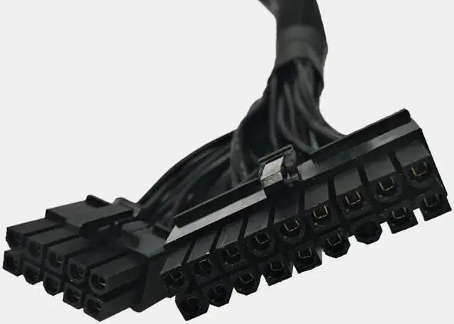 Alt view image 5 of 5 - AYA 24" (24-INCH) ATX 24(20+4)-Pin to 18-Pin + 10-Pin Extension Modular PSU for Seasonic M12II Evo Series 520, 620, 650, 750, 850