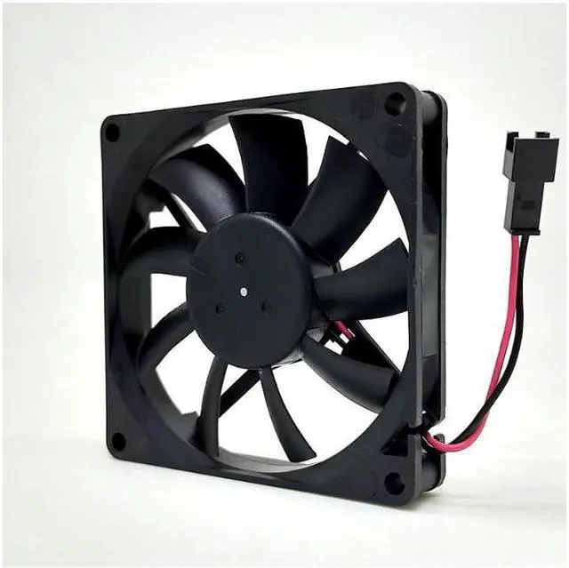 Alt view image 3 of 4 - cooling fan 80mm Delta 8015 DC 24V ultra thin mute fan AFB0824HB 8cm dual ball bearing case inverter fan SM-SR plug