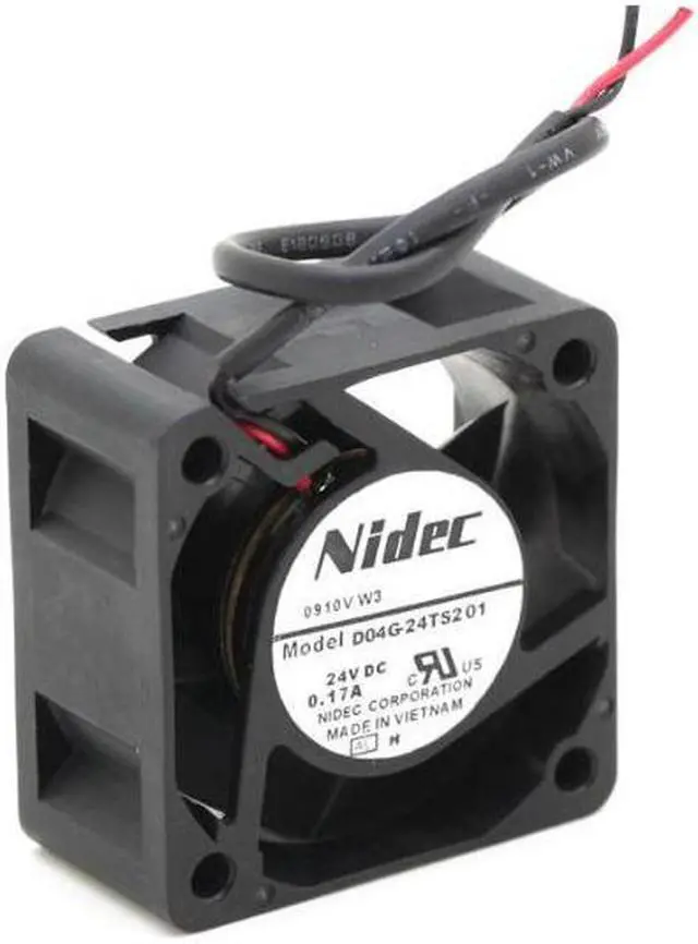 Alt view image 2 of 5 - NIDEC D04G-24TS2 01 DC24V 0.17A 4CM 4020 40mm inverter silent cooling fan
