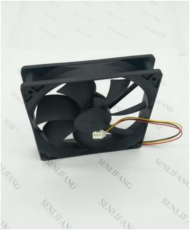 Alt view image 4 of 4 - FD121225HB 12V 0.46A 12CM 12025 120*120*25MM 3 wire cooling fan