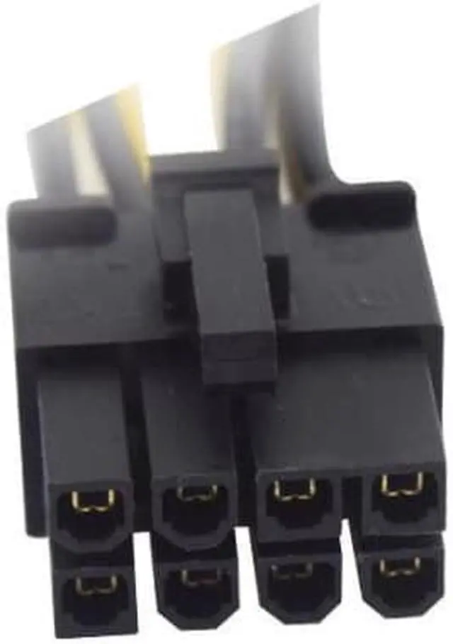 Alt view image 2 of 5 - 6 inch 2 x Molex 4 pin to 8-Pin PCI Express Video Card Pci-e ATX PSU Power Converter Cable - Molex to Pcie 8 pin (6+2) Adapter