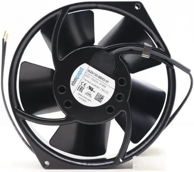 Main image of Original New ebm-papst Fan W2S130-BM03-01 All Memtal 230V 47/46W High Temperature Resistance Axial Fans