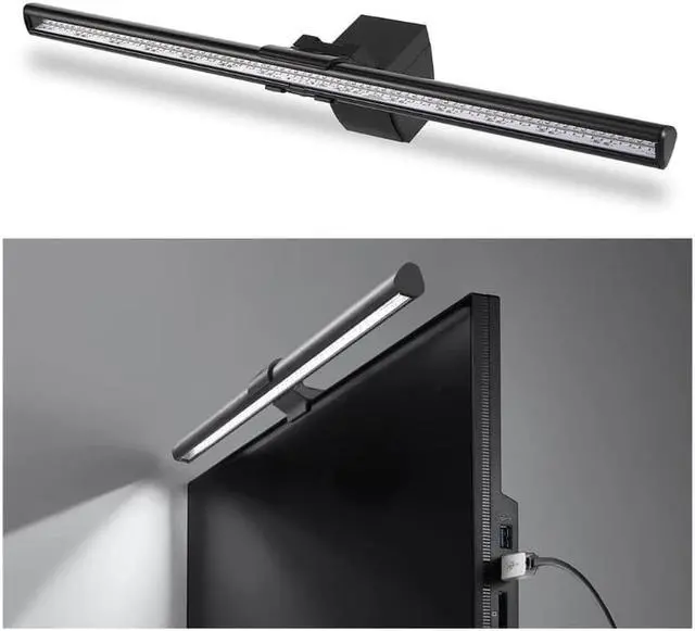 Main image of Computer Monitor Light Bar Screen Light with Adjustable Brightness and 3 Color Temperature PC E-Reading Task Lamp with USB Powered Essential for Work and Office