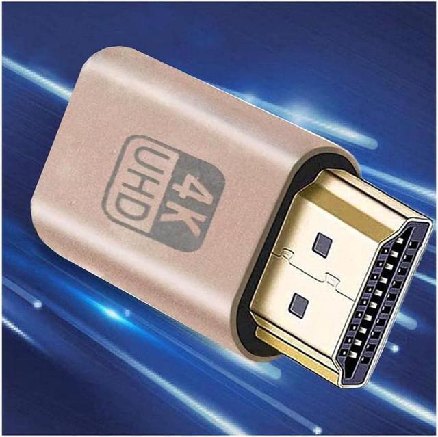 Alt view image 5 of 5 - HDMI Dummy Plug 4K High Resolution Virtual Monitor Display Emulator New Generation Headless Display Adapter Compatible with Windows Mac OSX Linux, 3Pack