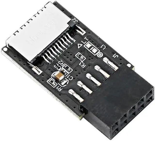 Main image of Anicorn  Motherboard USB 2.0 9pin Header to USB 3.2 20Pin Type E Key-A Female Adapter Extension for USB-C Front Panel