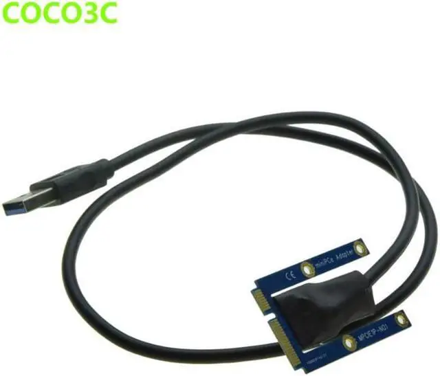 Alt view image 5 of 6 - Anicorn    Mini PCIe 1 to 3 PCI express 1X slots Riser Card Expansion adapter Mini ATX Laptop to PCI-e Port Multiplier