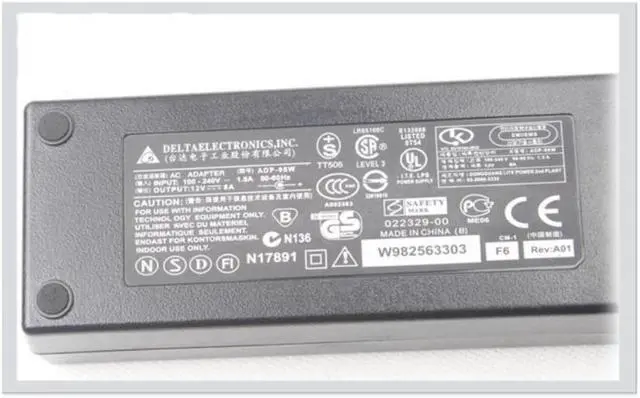 Alt view image 2 of 2 - DELTA 12V 8A 96W AC Adapter For FSP FSP096-AHA FSP096-AHAN2 For Qnap TS-451 NAS DAJING DJ-120800-SA Power Supply Charger