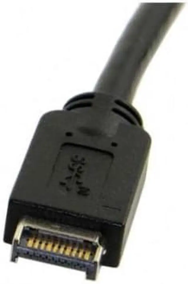 Alt view image 4 of 6 - Front Panel Header USB 3.1 to USB-C Type-C Female Extension Cable 40cm with Panel Mount Screw
