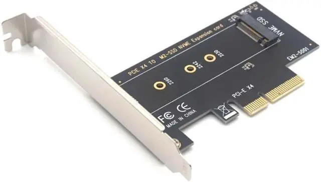 Alt view image 2 of 7 - Weastlinks NVME SSD M2 PCIE Adapter PCIE to M2 Adapter M.2 NVME SSD to PCI Express X4 Card Riser Adapter M Key for 2230-2280 M2 SSD