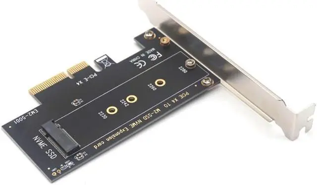 Alt view image 5 of 7 - Weastlinks NVME SSD M2 PCIE Adapter PCIE to M2 Adapter M.2 NVME SSD to PCI Express X4 Card Riser Adapter M Key for 2230-2280 M2 SSD