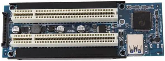 Main image of Weastlinks Desktop PCI-Express PCI-e to PCI Adapter Card PCIe to Dual Pci Slot Expansion Card USB 3.0 Add on Cards Convertor