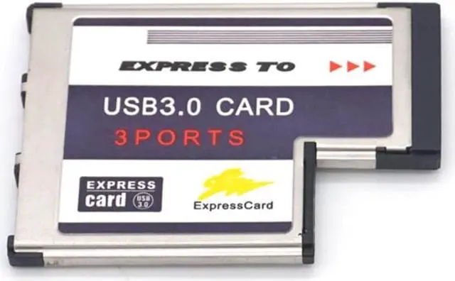 Alt view image 2 of 7 - Weastlinks 3 Port Hidden Inside USB 3.0 USB3.0 to Expresscard Express Card 54 54mm Adapter Converter FRESCO LOGIC Chipset FL1100