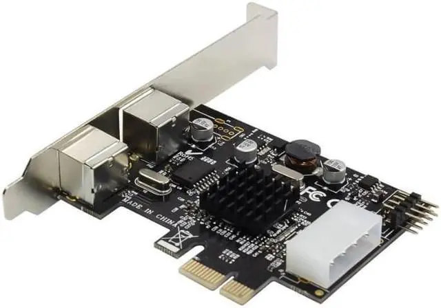 Alt view image 2 of 7 - Weastlinks PCIE to 2xPS2 PS/2 Port For PC Keyboard Mouse Adapter Card