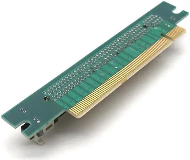 Alt view image 4 of 7 - Weastlinks PCI-E PCI-Express 16X Right Angle Extender Protector Riser Adapter Card For 1U 2U PC