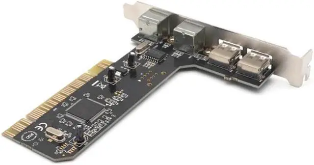 Alt view image 5 of 7 - Weastlinks 2 Ports PS2 PS/2 PCI Card+2 Ports USB2.0 PCI to PS2 Card With 2 Ports USB