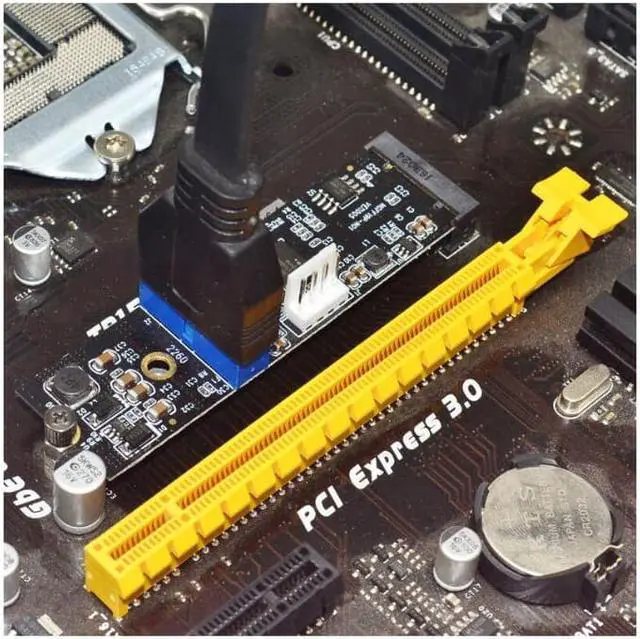 Alt view image 6 of 6 - Weastlinks M.2 NGFF NVME to USB 3.0 19Pin Header Convert Card NGFF to 2 Port USB3.0 Expansion Card Transfer Adapter IDE 4PIN Power Supply