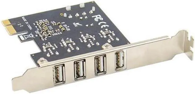 Alt view image 4 of 4 - Weastlinks PCI-E to 4 Ports USB 2.0 Converter card PCIE USB2.0 Adapter Card MCS9990 Chipset