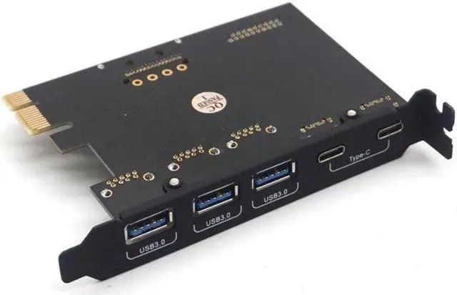 Alt view image 5 of 6 - Weastlinks PCI-Express to 3 Ports USB3.0 2 Ports USB3.1 Type-C Card Internal USB 3.0 20PIN 7 Ports USB HUB PCIE to Type-c Converter Card