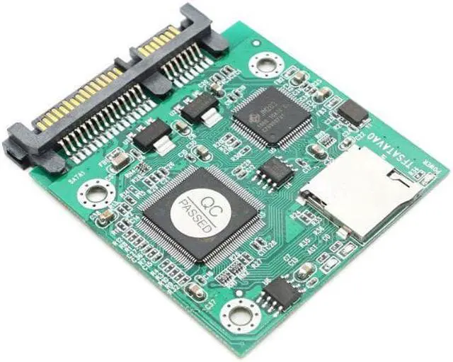 Alt view image 3 of 4 - Weastlinks Micro SD TF Card to 22pin SATA adapter card 2.5" hdd enclosure TF cards to 7+15 SATA converter