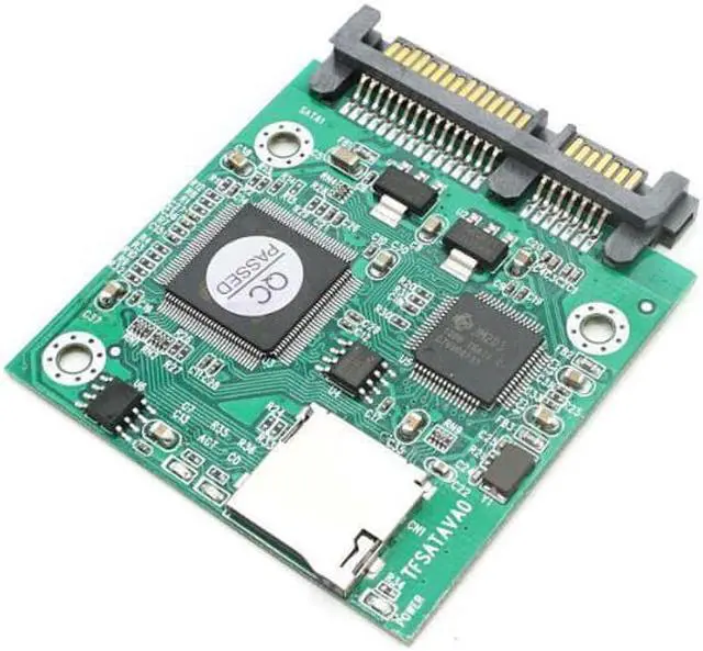 Alt view image 4 of 4 - Weastlinks Micro SD TF Card to 22pin SATA adapter card 2.5" hdd enclosure TF cards to 7+15 SATA converter