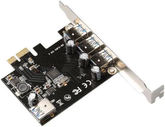 Alt view image 2 of 4 - Weastlinks USB 3.0 (3+1) 3 External + 1 Internal Ports PCI-e PCI Experss PCIE Controller Riser Card Adapter