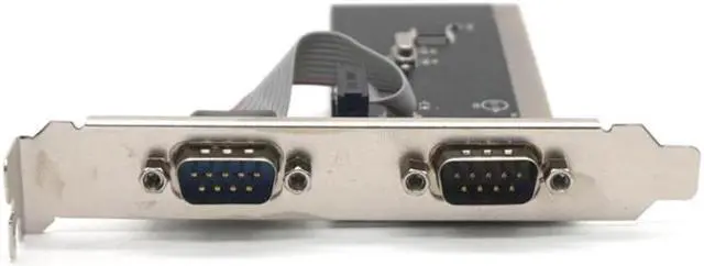 Alt view image 4 of 7 - Weastlinks PCI 2 Port Serial Expansion Card PCI to Industrial DB9 COM RS232 Converter Adapter Controller for Desktop PC with Low Bracket