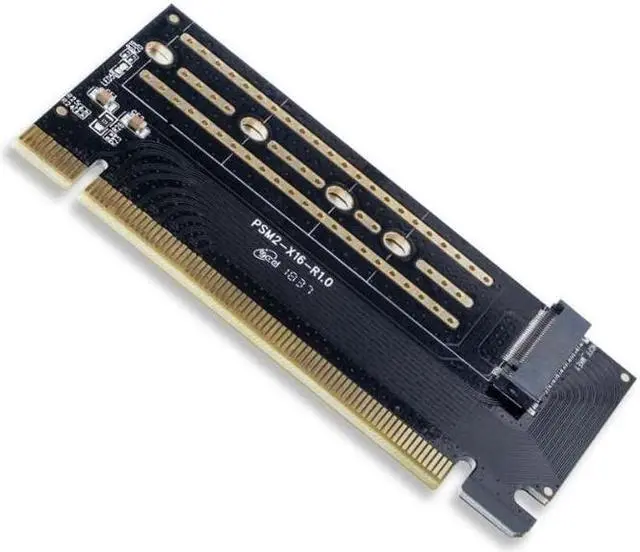 Alt view image 2 of 7 - Weastlinks PCI-E Express M.2 M-key Interface SSD M.2 NVME to PCI-E 3.0 X16 Gen3 Convert Card Support 2230-2280 Size Super Speed Card