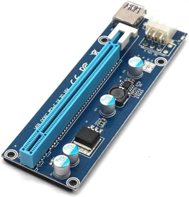 Alt view image 7 of 7 - Weastlinks Mini PCI-E to PCI-E 16X Riser Card USB 3.0 Cable for EXP GDC Laptop External Video Card for Miner Mining