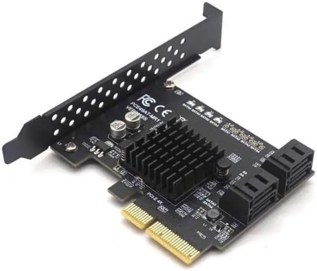 Main image of Weastlinks PCI-E to 4 Port Raid SATA3.0 6G Controller Card PCIE 4SATA Raid Card PCI-E SATA Raid PCI Express 4X Marvell 88SE9230 Chip